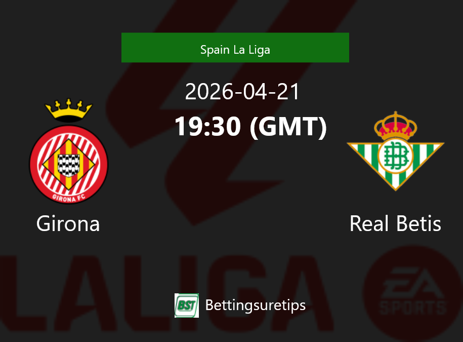 Girona vs Real Betis Prediction Betting Tips & Correct Score
