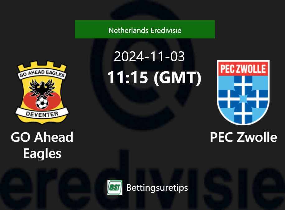 GO Ahead Eagles vs PEC Zwolle's Prediction and Betting Tips 3rd
