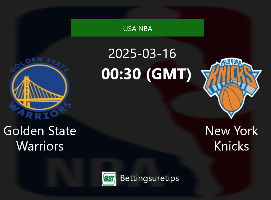 Golden State Warriors vs New York Knicks Prediction and Pick - USA NBA