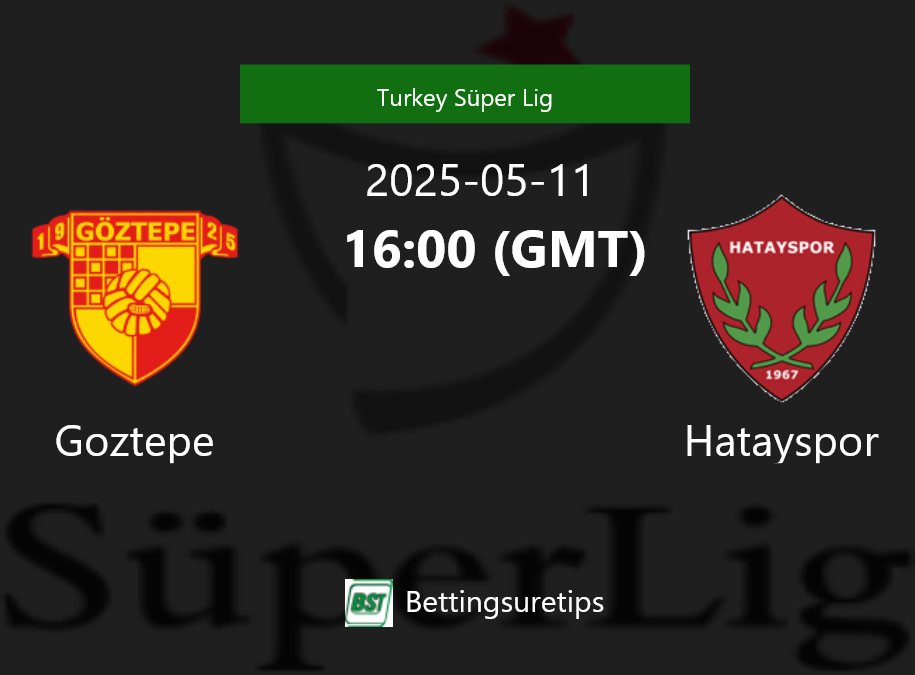 Goztepe vs Hatayspor Prediction Betting Tips & Correct Score