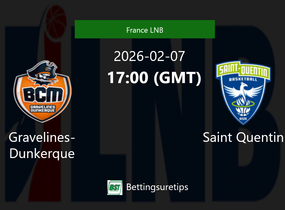 Gravelines-Dunkerque vs Saint Quentin Prediction and Pick - France LNB