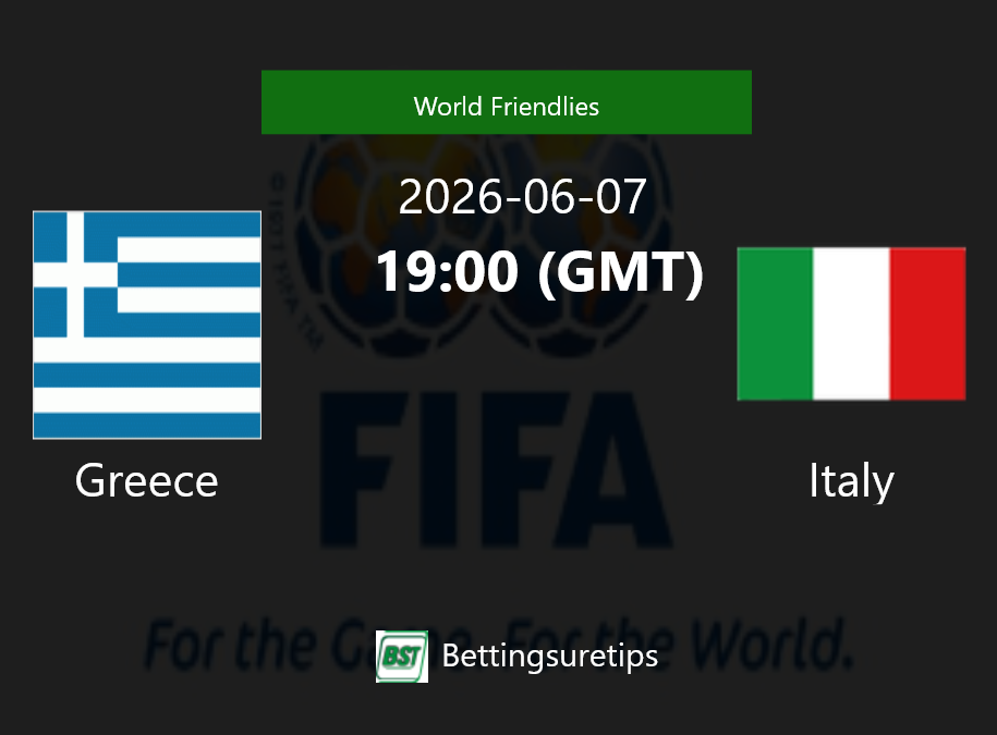 Greece vs Italy Prediction Betting Tips & Correct Score
