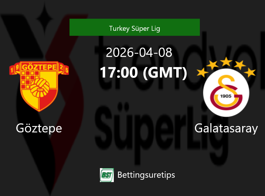 Göztepe vs Galatasaray Prediction Betting Tips & Correct Score