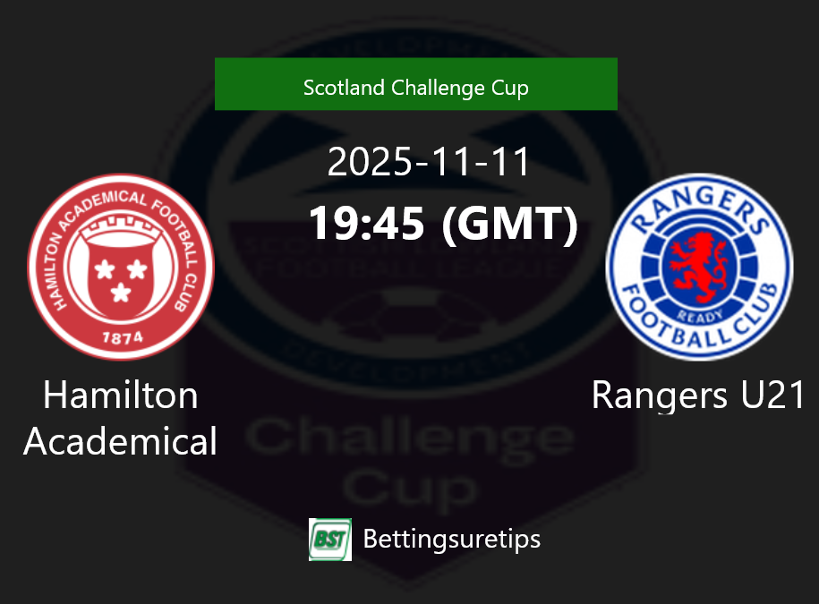 Hamilton Academical vs Rangers U21's Prediction and Betting Tips - 11th ...