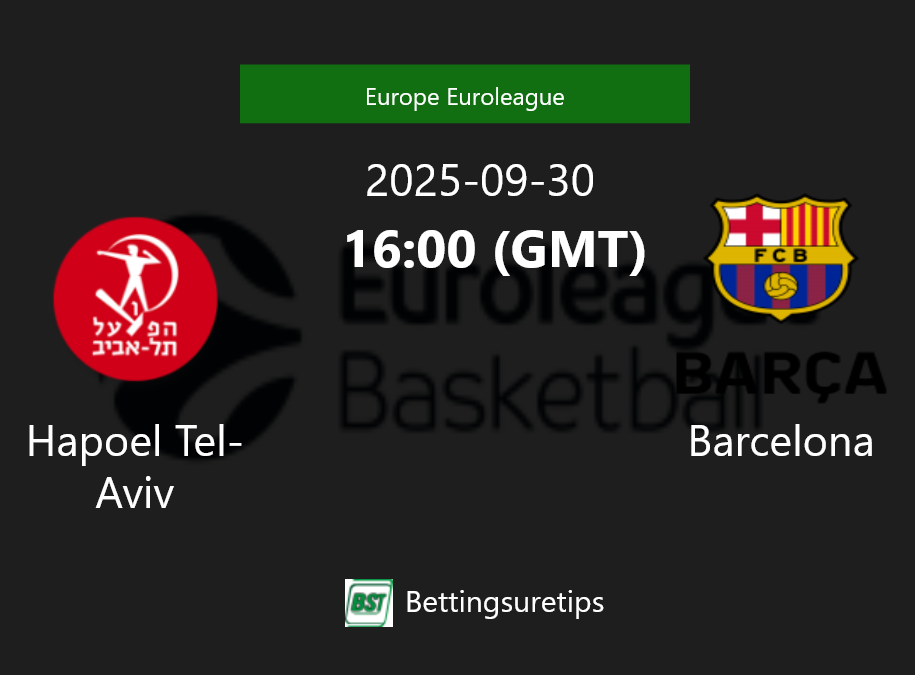 Hapoel Tel-Aviv vs Barcelona Prediction and Pick - Europe Euroleague