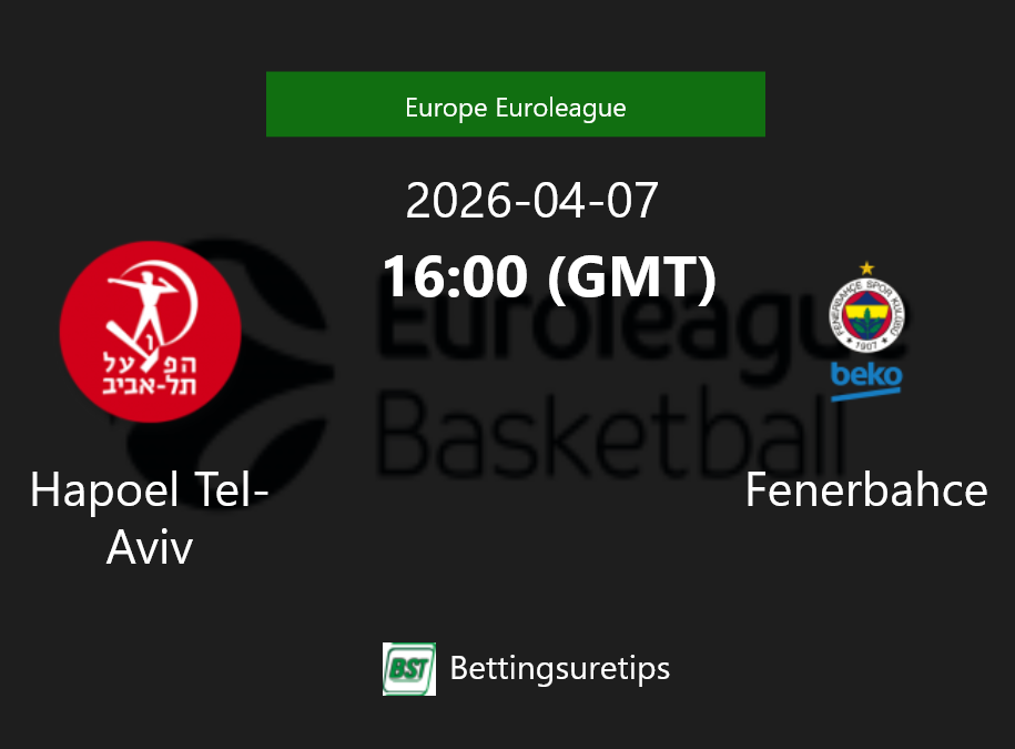 Hapoel Tel-Aviv vs Fenerbahce Prediction and Pick - Europe Euroleague