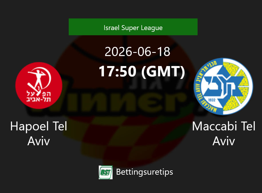 Hapoel Tel Aviv vs Maccabi Tel Aviv Prediction and Pick - Israel Super League