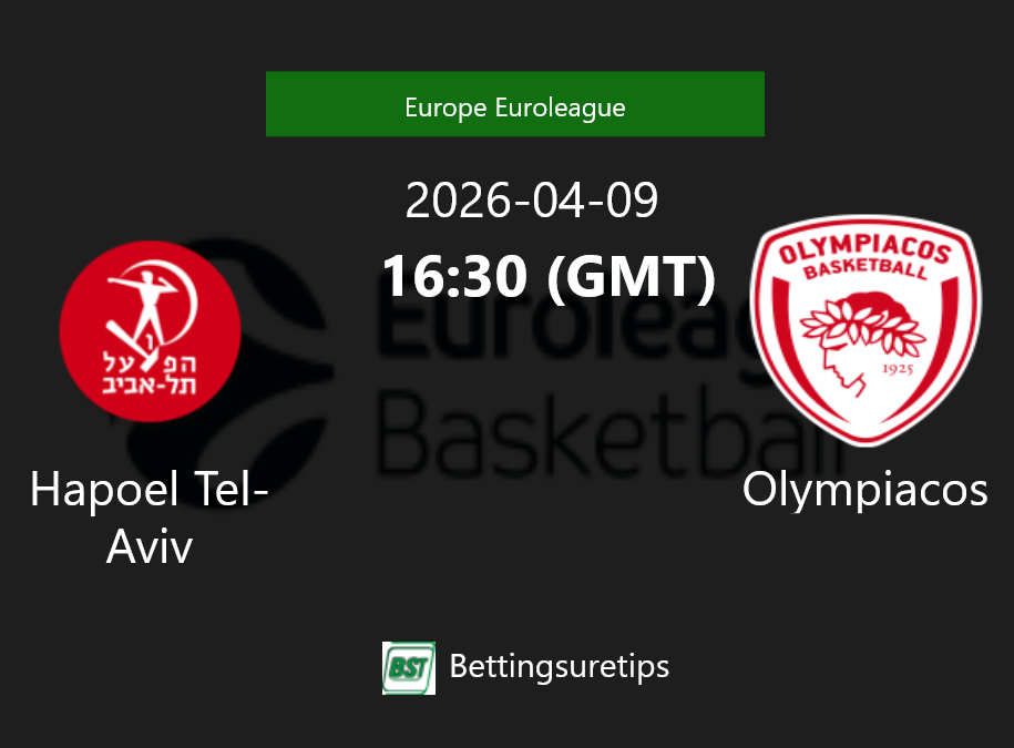 Hapoel Tel-Aviv vs Olympiacos Prediction and Pick - Europe Euroleague