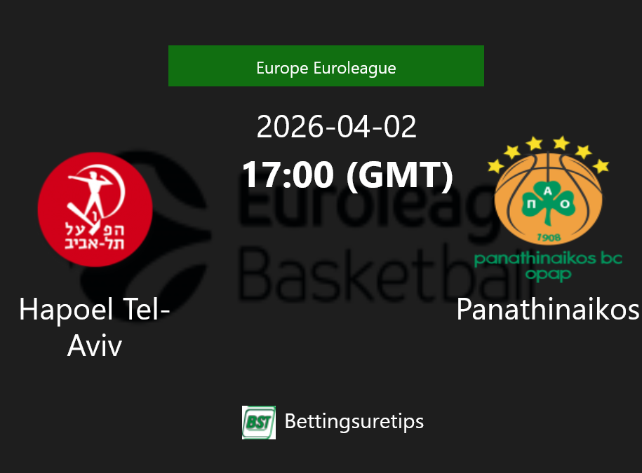 Hapoel Tel-Aviv vs Panathinaikos Prediction and Pick - Europe Euroleague