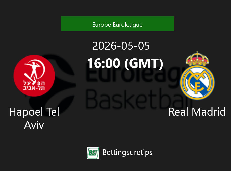 Hapoel Tel Aviv vs Real Madrid Prediction and Pick - Europe Euroleague