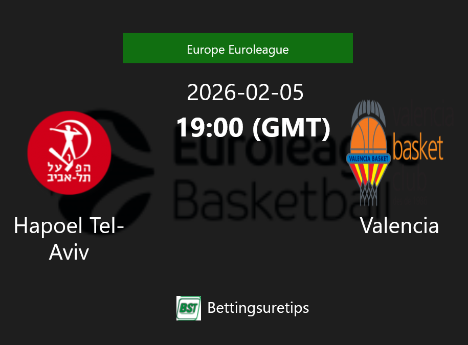 Hapoel Tel-Aviv vs Valencia Prediction and Pick - Europe Euroleague