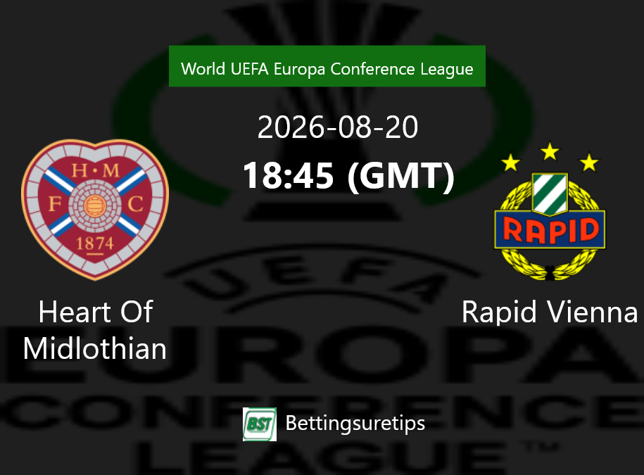 Heart Of Midlothian vs Rapid Vienna Prediction Betting Tips & Correct Score