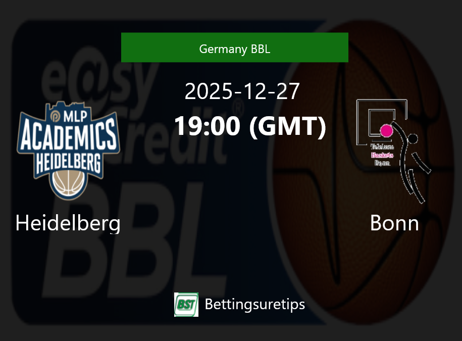 Heidelberg vs Bonn Prediction and Pick - Germany BBL