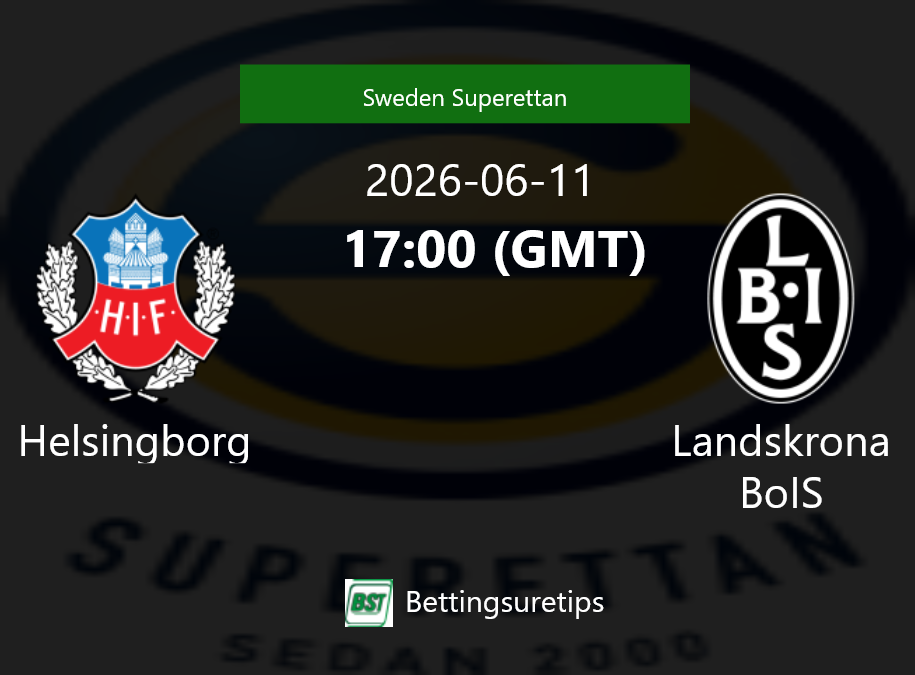 Helsingborg vs Landskrona BoIS Prediction Betting Tips & Correct Score