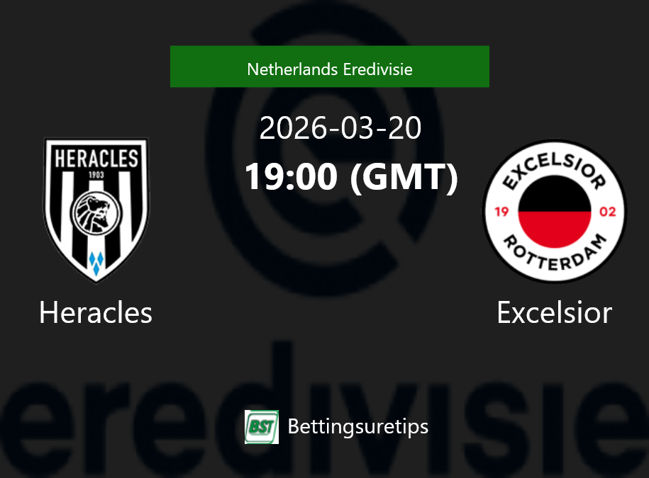Heracles vs Excelsior Prediction Betting Tips & Correct Score