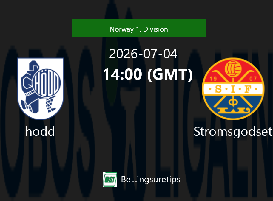 hodd vs Stromsgodset Prediction Betting Tips & Correct Score