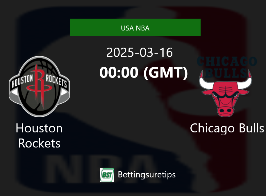 Houston Rockets vs Chicago Bulls Prediction and Pick - USA NBA