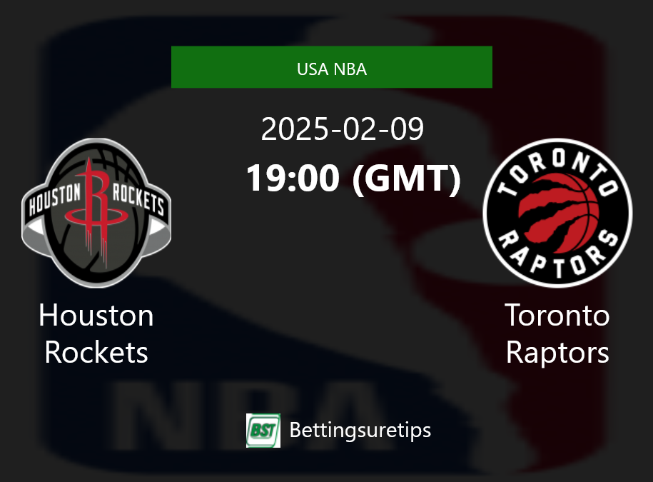 Houston Rockets vs Toronto Raptors Prediction and Pick - USA NBA