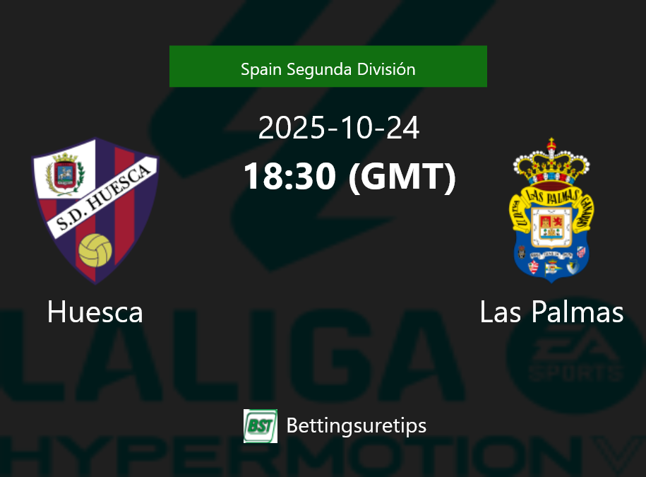 Huesca vs Las Palmas Prediction Betting Tips & Correct Score