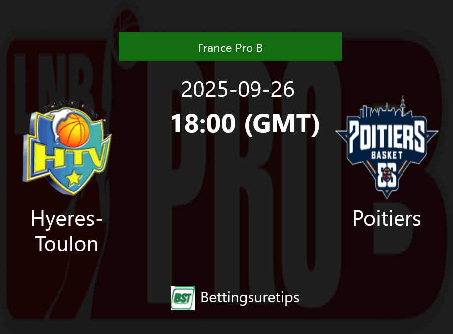 Hyeres-Toulon vs Poitiers Prediction and Pick - France Pro B