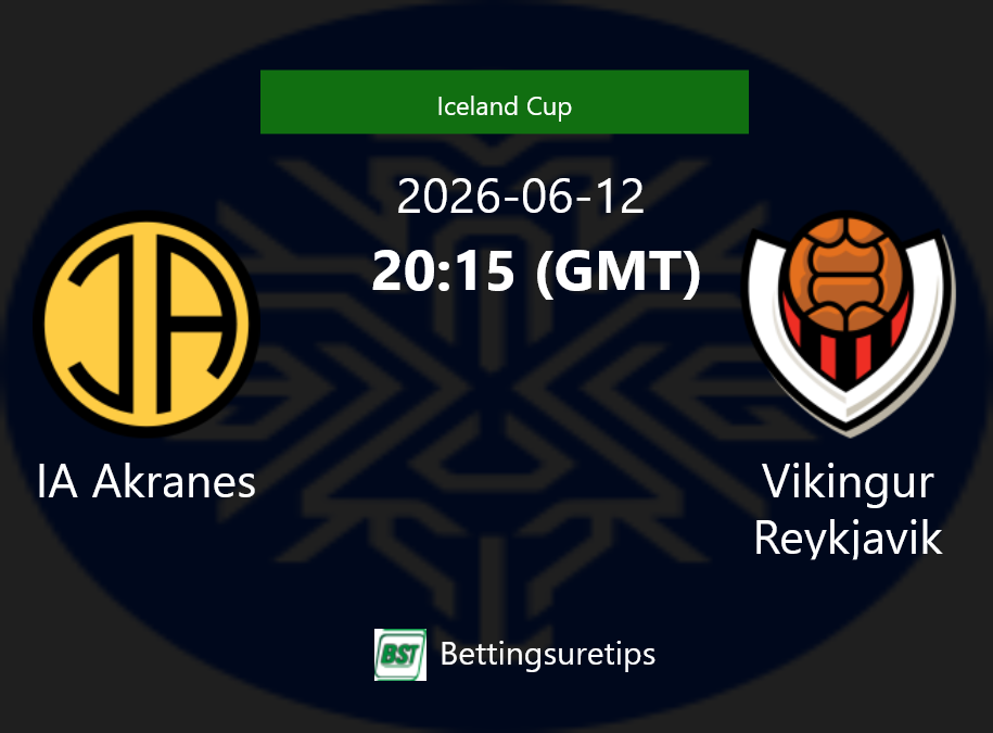 IA Akranes vs Vikingur Reykjavik Prediction Betting Tips & Correct Score