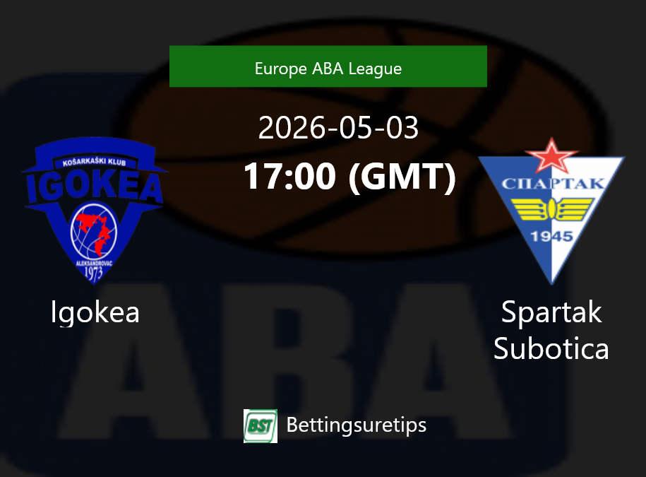 Igokea vs Spartak Subotica Prediction and Pick - Europe ABA League