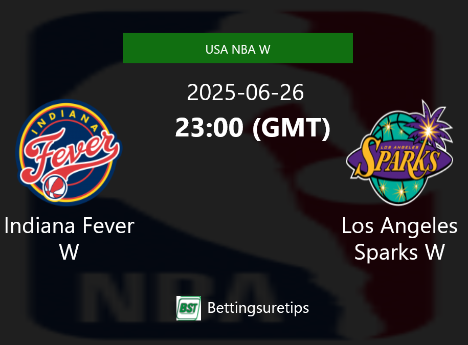 Indiana Fever W vs Los Angeles Sparks W Prediction and Pick - USA NBA W