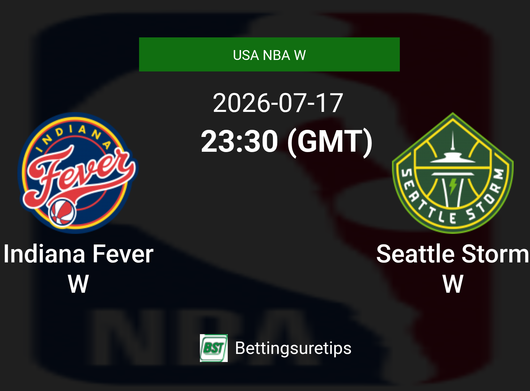 Indiana Fever W vs Seattle Storm W Prediction and Pick - USA NBA W Indiana Fever W vs Seattle Storm W Prediction and Pick - USA NBA W