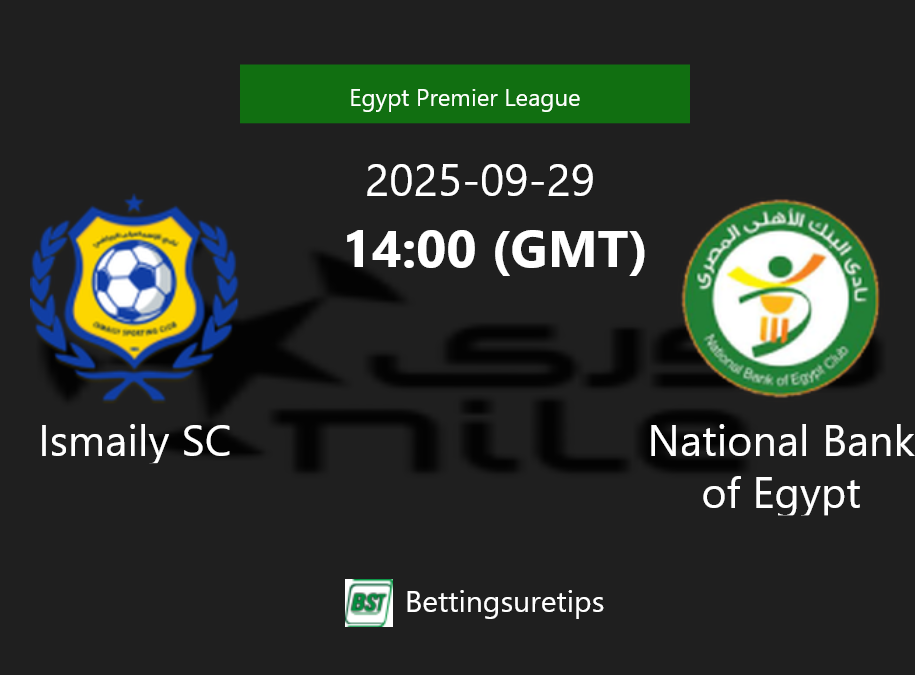 Ismaily SC vs National Bank of Egypt Prediction Betting Tips & Correct Score
