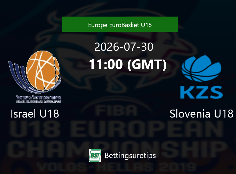 Israel U18 vs Slovenia U18 Prediction and Pick - Europe EuroBasket U18 Israel U18 vs Slovenia U18 Prediction and Pick - Europe EuroBasket U18