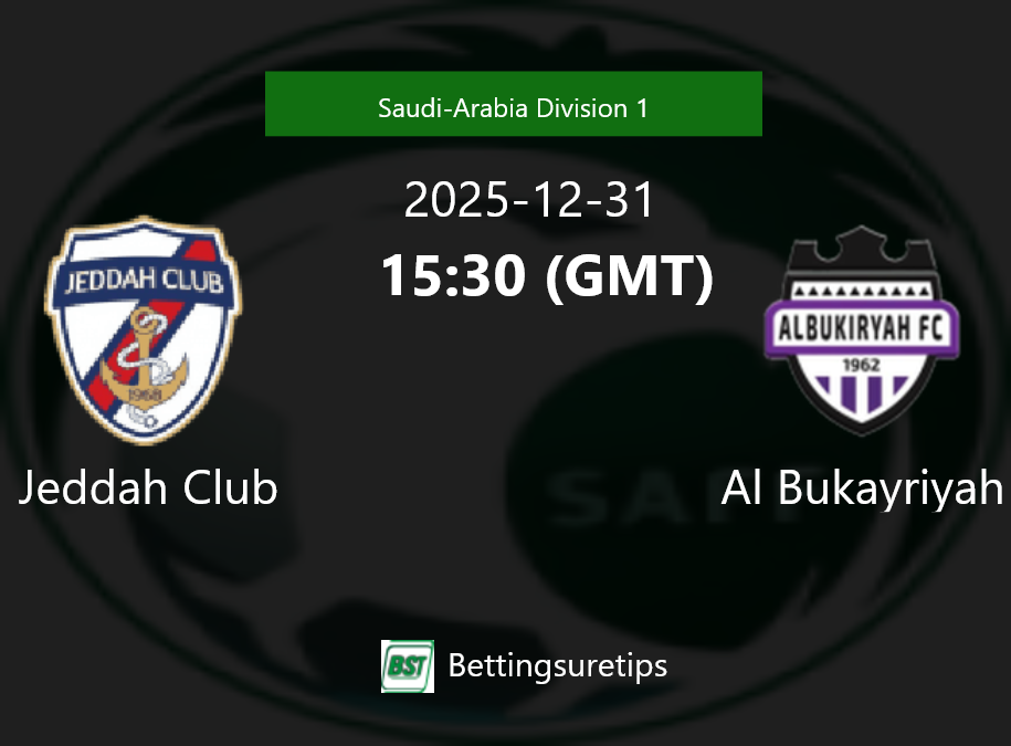 Jeddah Club vs Al Bukayriyah Prediction Betting Tips & Correct Score