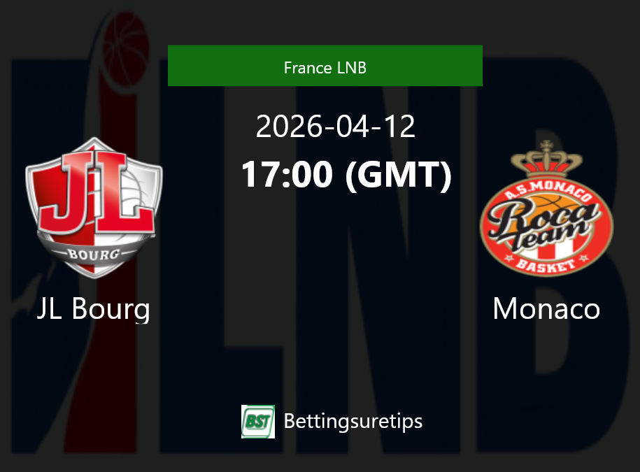 JL Bourg vs Monaco Prediction and Pick - France LNB