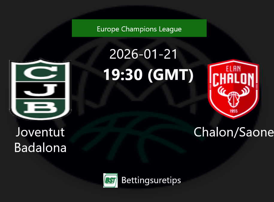 Joventut Badalona vs Chalon/Saone Prediction and Pick - Europe Champions League