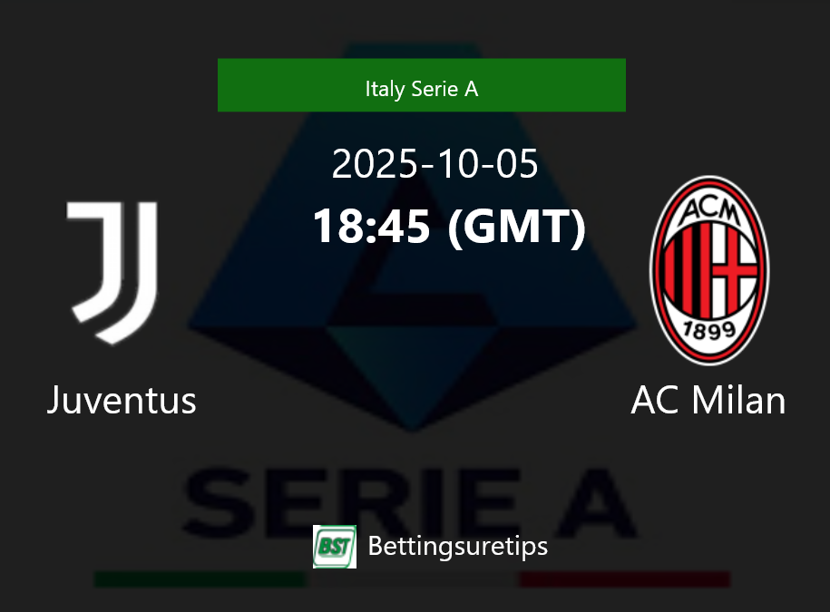 Juventus vs AC Milan Prediction Betting Tips & Correct Score