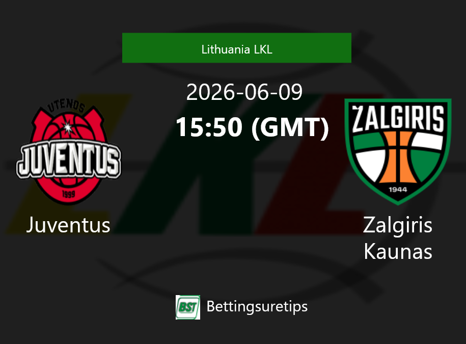 Juventus vs Zalgiris Kaunas Prediction and Pick - Lithuania LKL Juventus vs Zalgiris Kaunas Prediction and Pick - Lithuania LKL
