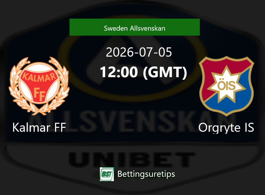 Kalmar FF vs Orgryte IS Prediction Betting Tips & Correct Score
