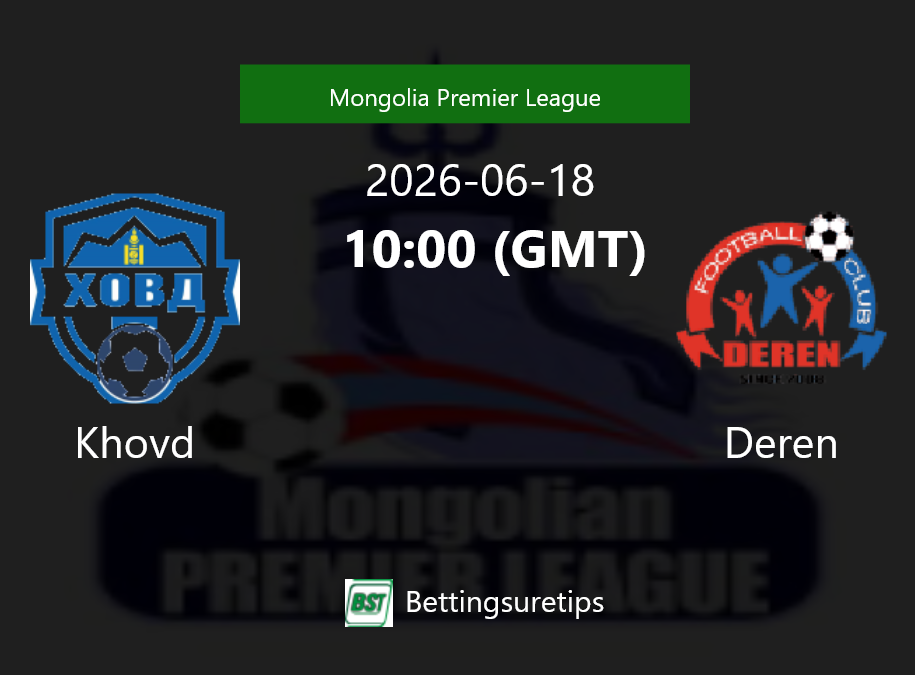 Khovd vs Deren Prediction Betting Tips & Correct Score