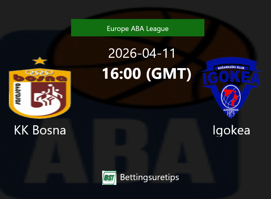 KK Bosna vs Igokea Prediction and Pick - Europe ABA League