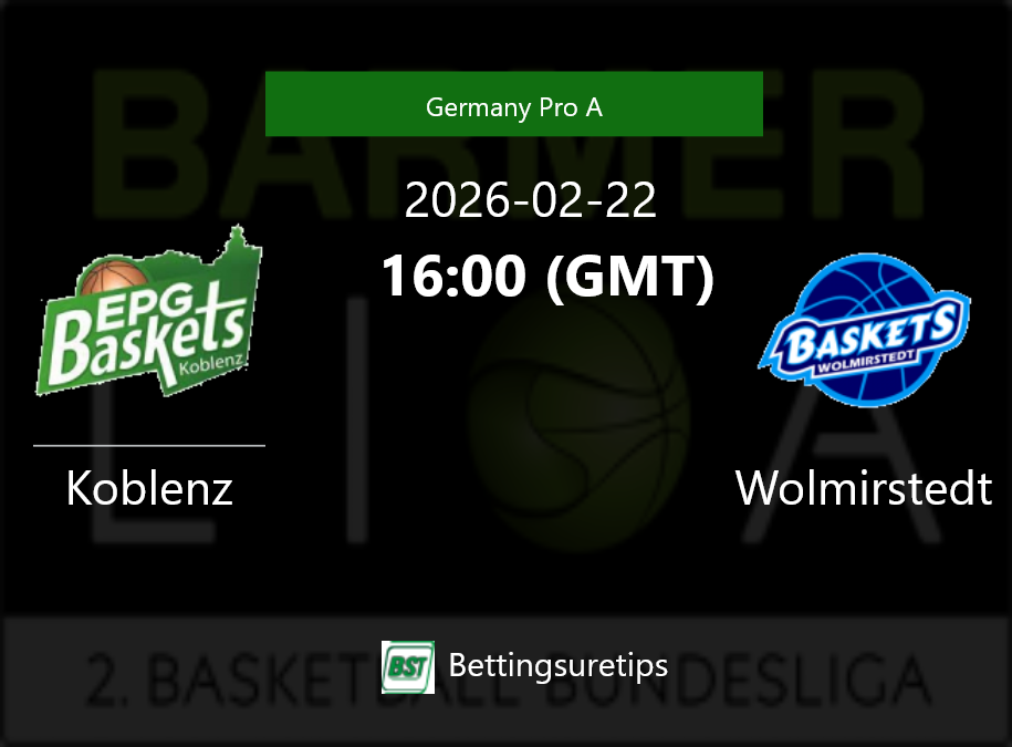 Koblenz vs Wolmirstedt Prediction and Pick - Germany Pro A