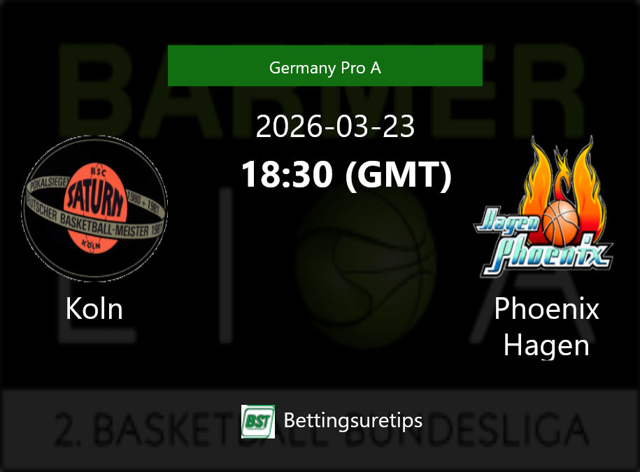 Koln vs Phoenix Hagen Prediction and Pick - Germany Pro A Koln vs Phoenix Hagen Prediction and Pick - Germany Pro A