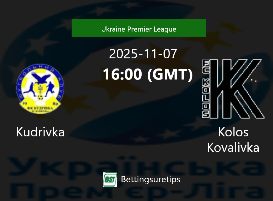 Kudrivka vs Kolos Kovalivka Prediction Betting Tips & Correct Score
