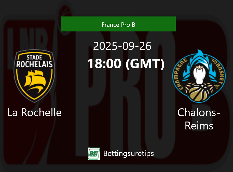 La Rochelle vs Chalons-Reims Prediction and Pick - France Pro B
