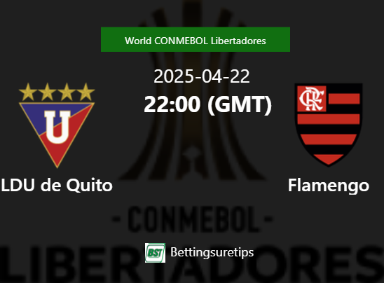 LDU de Quito vs Flamengo Prediction Betting Tips & Correct Score