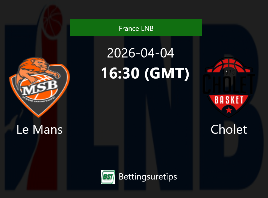 Le Mans vs Cholet Prediction and Pick - France LNB