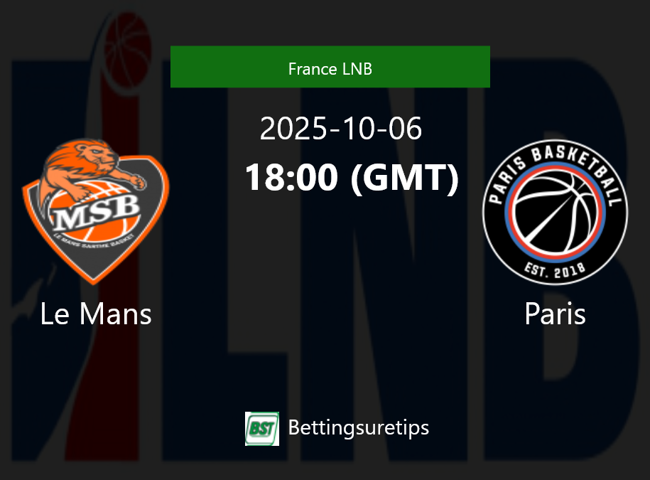 Le Mans vs Paris Prediction and Pick - France LNB