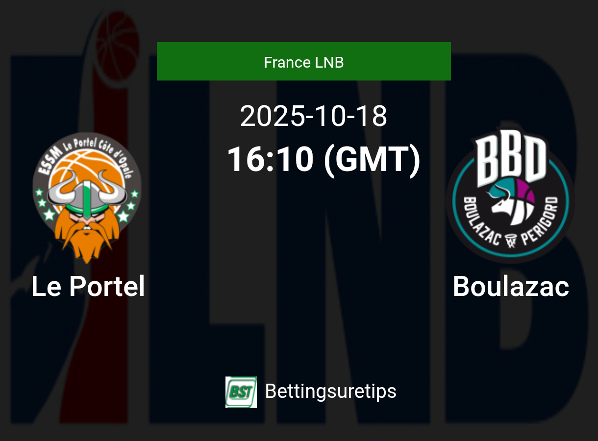 Le Portel vs Boulazac Prediction and Pick - France LNB