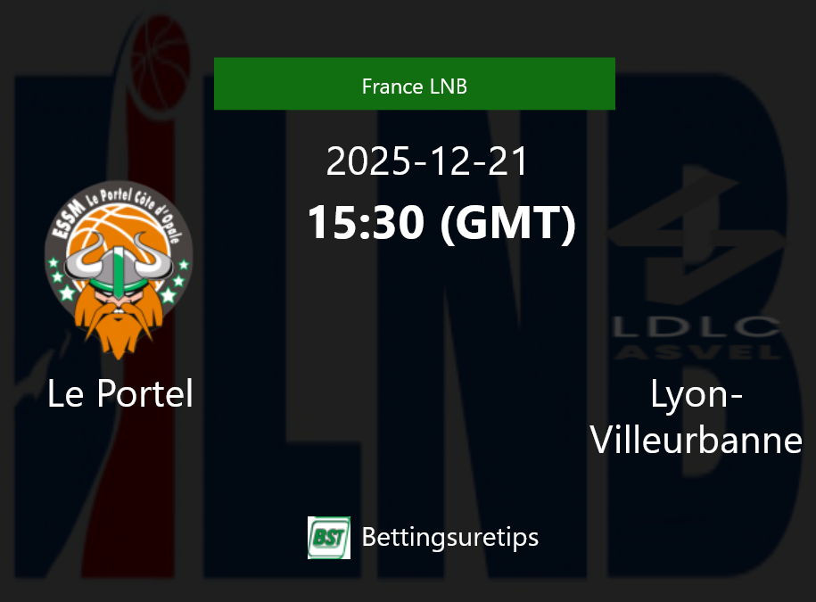 Le Portel vs Lyon-Villeurbanne Prediction and Pick - France LNB