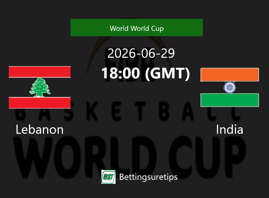 Lebanon vs India Prediction and Pick - World World Cup