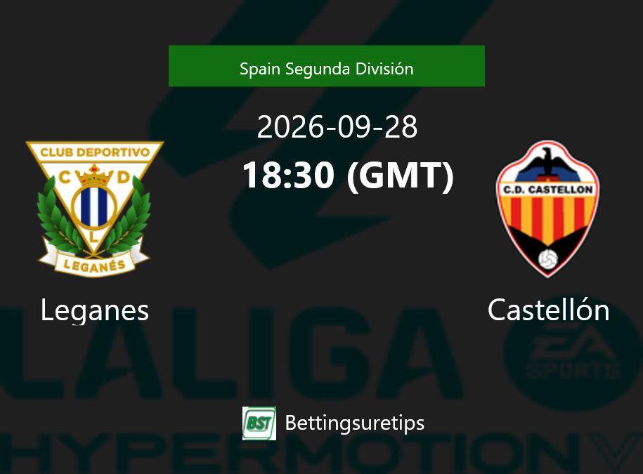 Leganes vs Castellón Prediction Betting Tips & Correct Score
