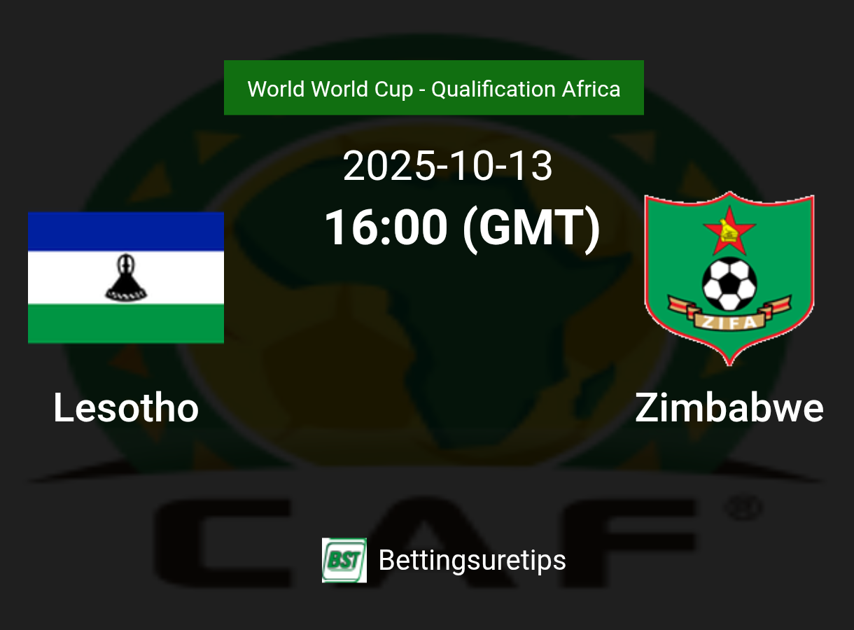 Lesotho vs Zimbabwe Prediction Betting Tips & Correct Score